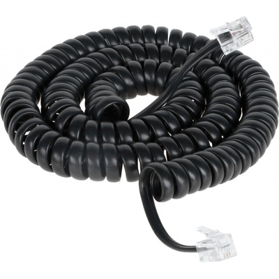 Cabletech TEL0032A-7.5 Telefónny 6P4C - 6P4C, 7,5m, černý