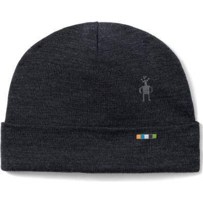 SMARTWOOL Kids' Thermal Merino Reversible Cuffed B Charcoal Heather