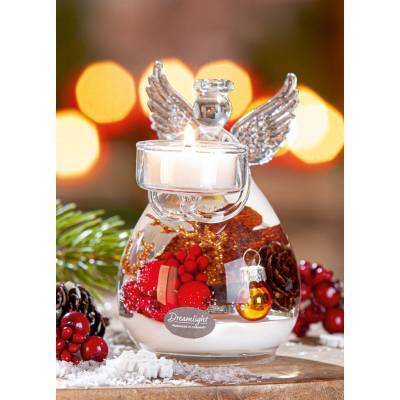 VK Svícen na čajovou svíčku Angel Petit Medium Copper Blessings, 12 cm