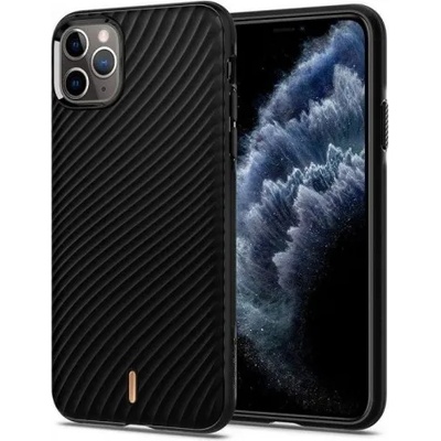 Apple Силиконов калъф кейс Spigen Ciel Wave Shell за iPhone 11 Pro черен