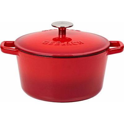 Gerlach Litinový hrnec s pokl. NATUR 21 cm 3 l červený 9954073