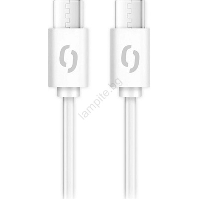 ALIGATOR DATKP55 - USB кабел USB-C / USB-C 65W Power Delivery 0, 5m бял (PH0025)