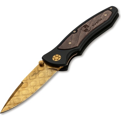 Böker Solingen Tirpitz-Damast Gold