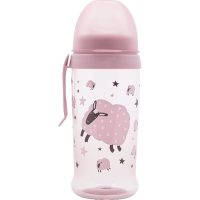 Lorelli Спортна бутилка с мек накрайник Lorelli My Friend - 350 ml, Mellow Rose (10200690005)