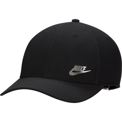 Nike Шапка Nike Dri-FIT Club Structured Metal Logo Cap - Black/MetSlv