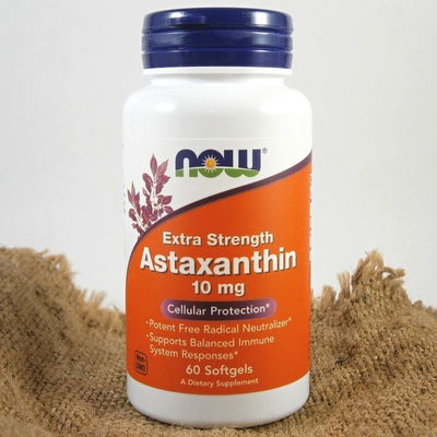 Now Foods Astaxanthin 10 mg 60 kapsúl