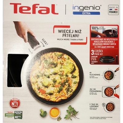 Sada pánví Tefal Ingenio Extra 3 ks 24 cm 28 cm rukojeť