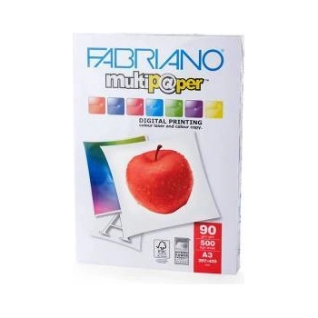 Fabriano Копирна хартия Fabriano Multipaper, A3, 420 x 297 mm, 110 m, 90 g/m2, Гланц, 500 листа, 1505100195