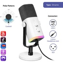 FIFINE MICROPHONE AM8W white