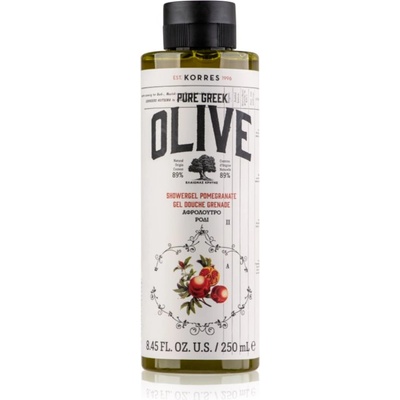 KORRES Pure Greek Olive & Pomegranate енергизиращ душ-гел 250ml