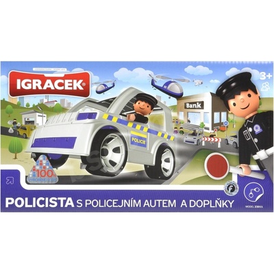 Efko Igráček policista s autem – Zboží Mobilmania