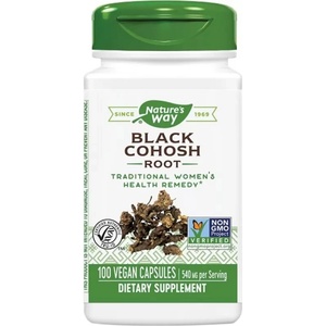 Nature's Way Black Cohosh Root, 100 капсули, Nature's Way