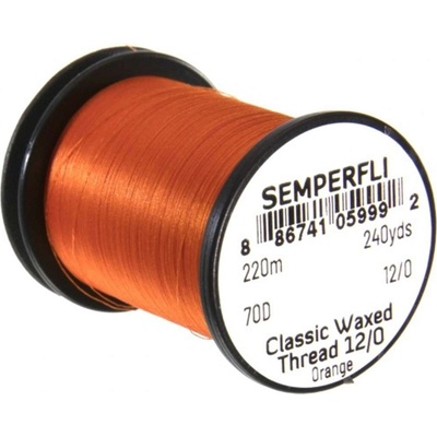 Semperfli Nit Classic Waxed Thread 12/0 Orange