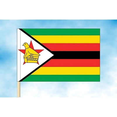 LIBEA, s.r.o. Vlajka Zimbabwe Rozměr: 30×45 cm, Uchycení: Návlek na žerď