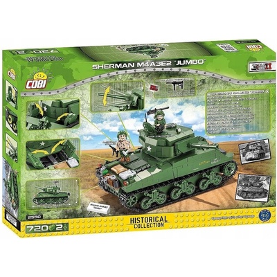 Cobi 2550 II WW Sherman M4A3E2 Jumbo – Zboží Mobilmania