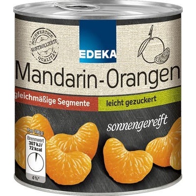 Edeka Mandarinky v lehce sladkém nálevu 312 g