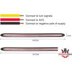  LED /дневнa/ СВЕТЛ. + Мигач бягащ 34.5см -А3574-4 ('254982)