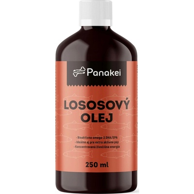 Panakei 100% lososový olej pro psy lisovaný za studena 250 ml