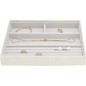 Stackers Ковчеже за бижута Stackers 4 камерен ленено cлassic светлобежово (76382)