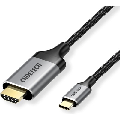 Choetech Адаптер Choetech CH0021-BK, USB-C (Male) към HDMI (Male), 4K, 60Hz, 2m, черен (CH0021-BK)
