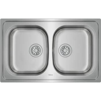 Image 1 of Teka Universe 80 T-XP 2B ГЛАДКА М. 1105, Иноксова мивка за вграждане, гладка (М.1105)