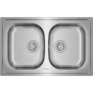 Teka Universe 80 T-XP 2B ГЛАДКА М. 1105, Иноксова мивка за вграждане, гладка (М.1105) Мивка за вграждане