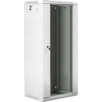 Lanberg Комуникационен шкаф Lanberg rack cabinet 19" wall-mount 27U / 600x450 for self-assembly (flat pack), grey (WF01-6427-10S)