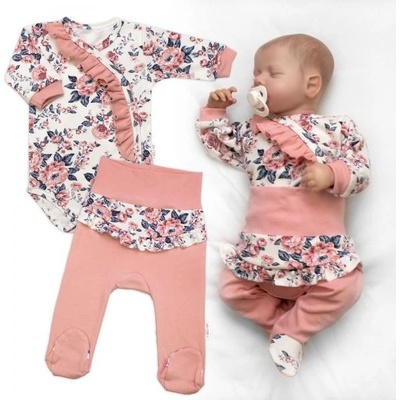 Baby Nellys Bavlněná sada 2D, body