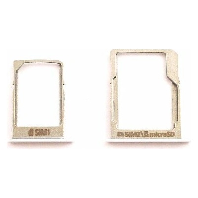 Samsung A300F Galaxy A3, A500F Galaxy A5, A700F Galaxy A7 držiak SIM + MicroSD biely