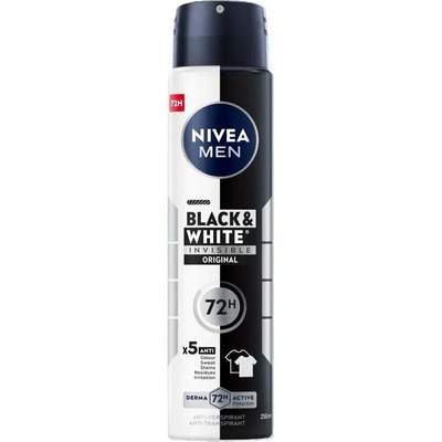 Nivea Дезодорант спрей NIVEA MEN Black & White Invisible Original XXL (9043090302)