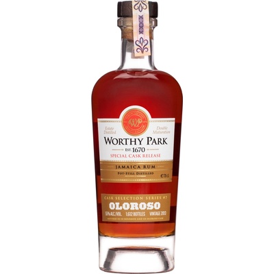 Worthy Park Special Cask Oloroso 55% 0,7 l (čistá fľaša)