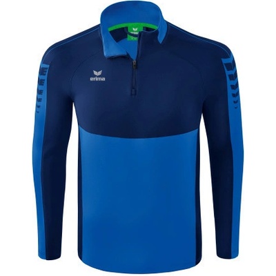 Erima SIX WINGS MIKINA 1/2 ZIP Modrá Tmavě modrá