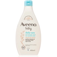 Aveeno Baby Hair&Body Wash detský šampón na vlasy a telo 400 ml