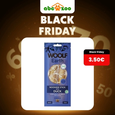 Woolf Earth Noohide Sticks with Duck L 85 g