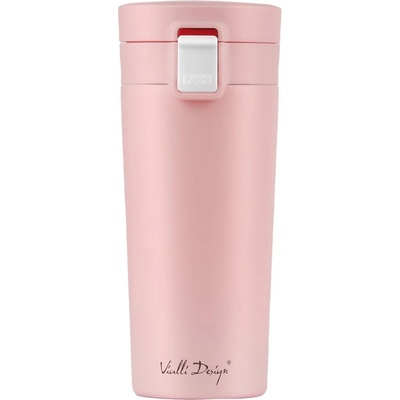 Vialli Design Розова термочаша за пътуване , 400 ml Fuori - Vialli Design (7688)