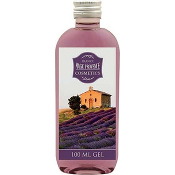 Bohemia Herps Lavender La Provence sprchový gel s olivovým a hroznovým olejem extraktem z mořské řasy a vůní levandule Pole s domem 100 ml