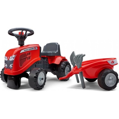 Falk traktor Massey Ferguson červené volant a valník