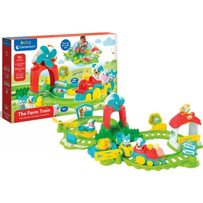 Clementoni Baby velká vláčkodráha farma – Zboží Mobilmania