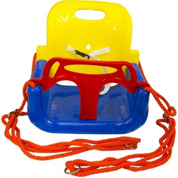 Verk detská hojdačka plastová 3v1 modrá
