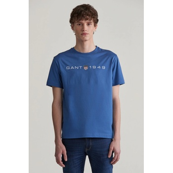 Gant print ED Graphic SS blue