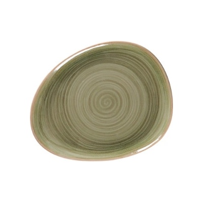 RAK Porcelain Spot tanier plytký 28 x 22,5 cm smaragdový SEMFLFP28-12