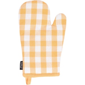 Tiseco Home Studio Памучена кухненска ръкавица Gingham - Tiseco Home Studio (9683YELLOW)