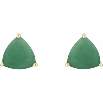 Eppi Jemné náušnice zo striebra so smaragdmi Magni E48611