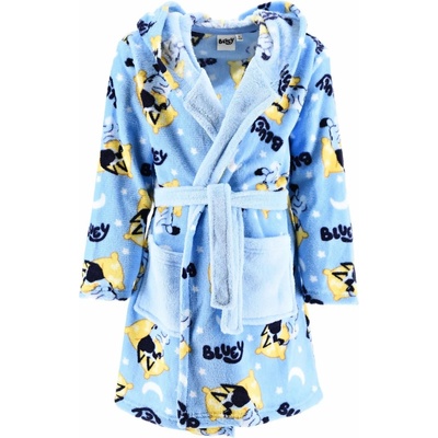 SunCity Dětský fleece župan s kapucí Bluey – Zboží Dáma