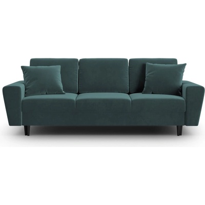 Cosmopolitan Design Кадифен разтегателен диван с място за съхранение в петролен цвят 235 cm Kyoto - Cosmopolitan Design (COS_3SF_2_F1_KYOTO7)