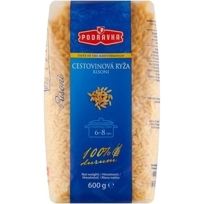 Podravka Cestovinová ryža semolinové sušené cestoviny 600 g