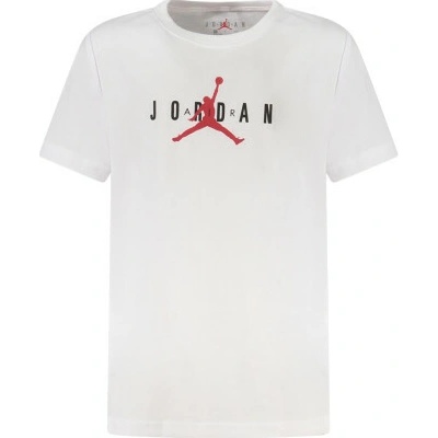 Jordan T Shirt Maniche Corte Uomo Bianco Bílá 10-12A