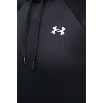 Under Armour Суичър Under Armour Armour Fleece в черно с качулка с изчистен дизайн 1386507 (1386507)