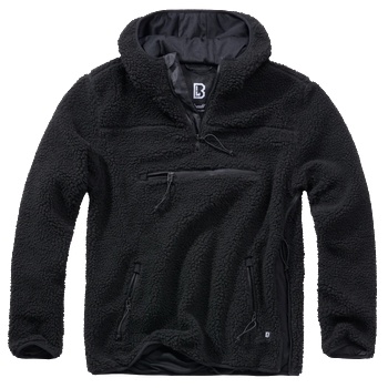 Brandit Мъжко пухкаво яке в черен цвят Brandit Worker PulloverMODEL782 SALE - , размер 7XL