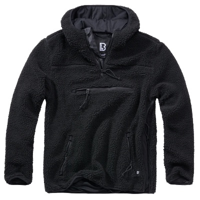 Brandit Мъжко пухкаво яке в черен цвят Brandit Worker PulloverMODEL782 SALE - , размер 7XL